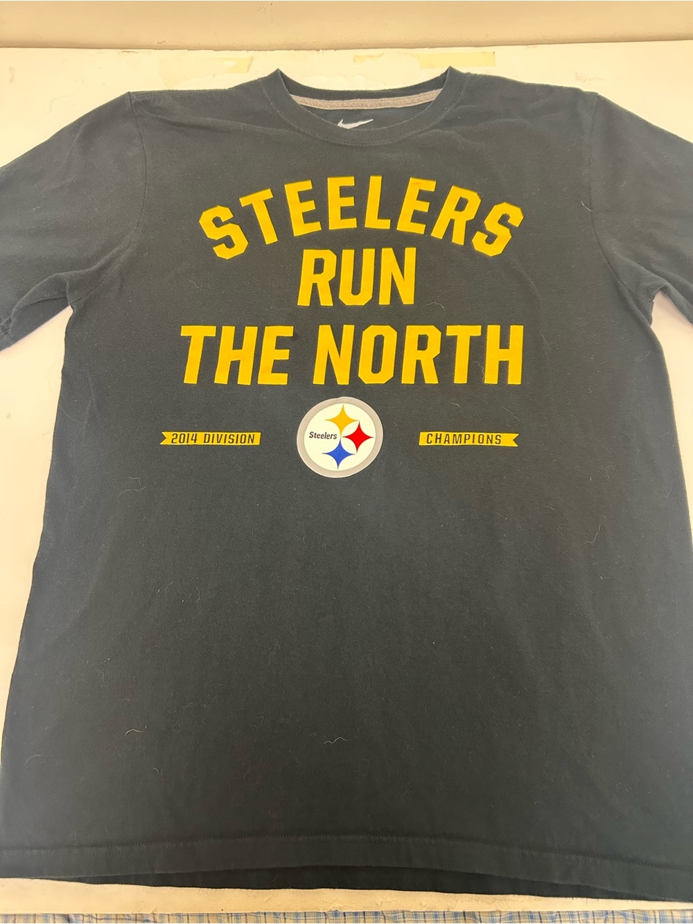 'Steelers Run The North' Men's T-Shirt - 2014 AFC Champs Pittsburgh football Lg